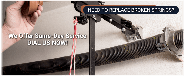 Broken Garage Door Spring Louisville